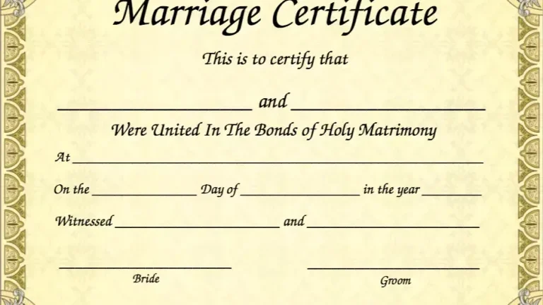 Everything You Need to Know About Certified Marriage Certificates